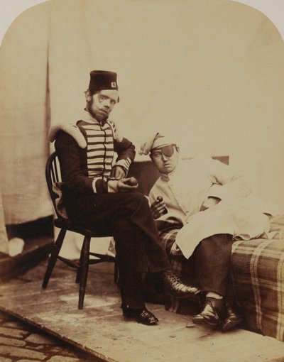 Lockart, 31st (Huntingdonshire) Regiment of Foot, 1856 (sepia-bilde) av Robert Howlett