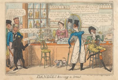 Dandies har en godbit av Robert Isaac Cruikshank