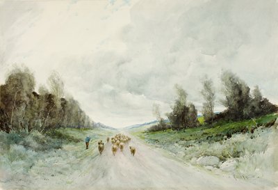 A Northumberland Road (wc på papir) av Robert J. Hewitt