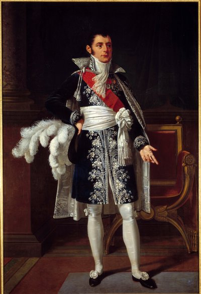 Portrett av Anne Jean Marie Rene Savary, hertug av Rovigo (1774 - 1833) minister for generalpolitiet. Maleri av Robert Lefevre (1755-1830) av Robert Lefevre