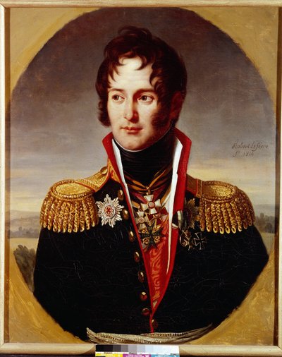 Portrett av Pyotr Alexandrovich Chicherin (1778-1848) (Piotr Alexandrovitch Tchicherine) av Robert Lefevre