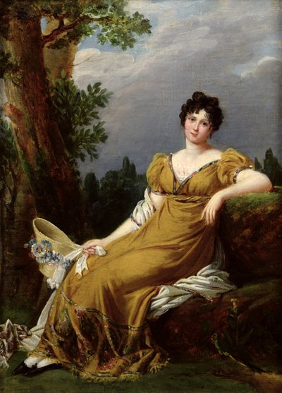 Portrett av en sittende kvinne av Robert Lefevre