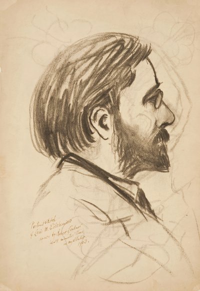 Portrettskisse av Louis M. Eilshemius, 1903. av Robert Lindner