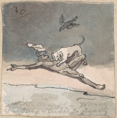 Scene i hungersnød av Robert Mabon