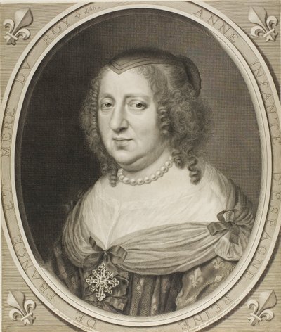 Anne av Østerrike av Robert Nanteuil
