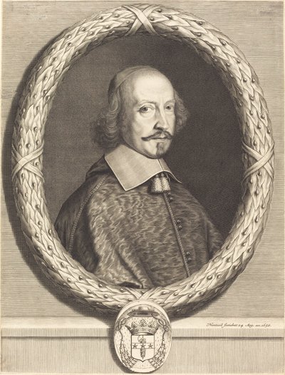 Kardinal Jules Mazarin av Robert Nanteuil