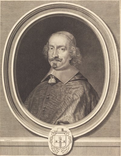 Kardinal Jules Mazarin av Robert Nanteuil