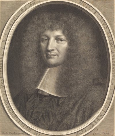 Kardinal de Furstenberg av Robert Nanteuil