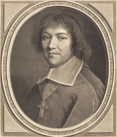 Charles Maurice Le Tellier av Robert Nanteuil