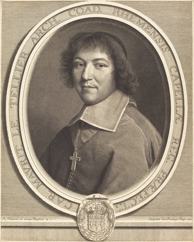 Charles Maurice Le Tellier av Robert Nanteuil