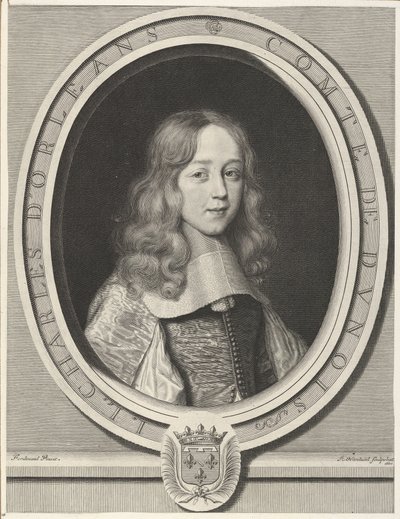Charles dOrléans-Longueville, greve av Dunois, 1660. av Robert Nanteuil