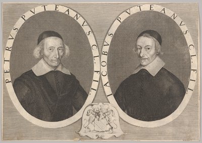 Dobbeltportrett av Pierre og Jacques Dupuy, ca. 1648-49. av Robert Nanteuil