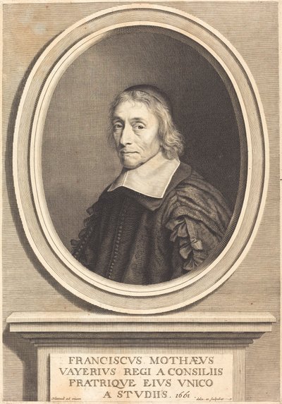 Francois de la Mothe Le Vayer av Robert Nanteuil