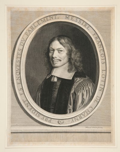 Fran?ois Lotin de Charny (president for parlamentet i Paris) av Robert Nanteuil