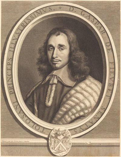 Gaspard de Fieubet av Robert Nanteuil