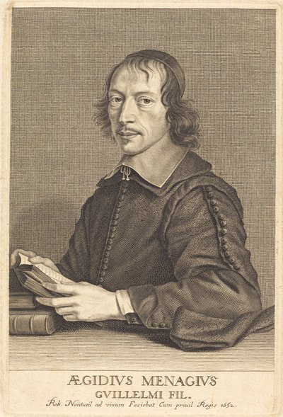 Gilles Menage av Robert Nanteuil