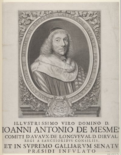 Jean-Antoine de Mesmes, 1658. av Robert Nanteuil