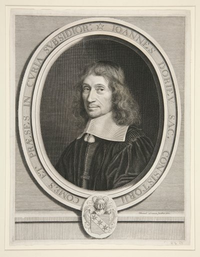 Jean Dorieu, president i Aidsdomstolen (1596–1679) av Robert Nanteuil