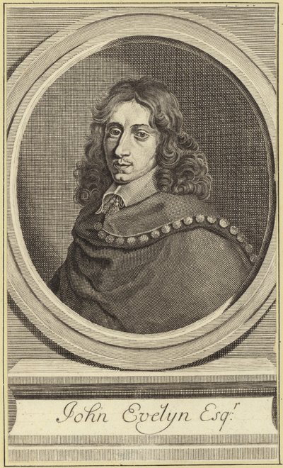 John Evelyn av Robert Nanteuil