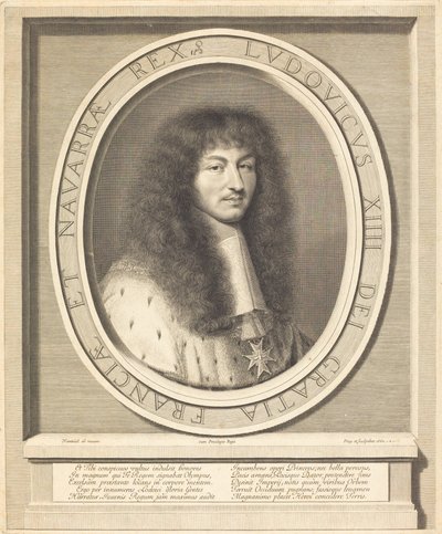 Ludvig XIV av Robert Nanteuil
