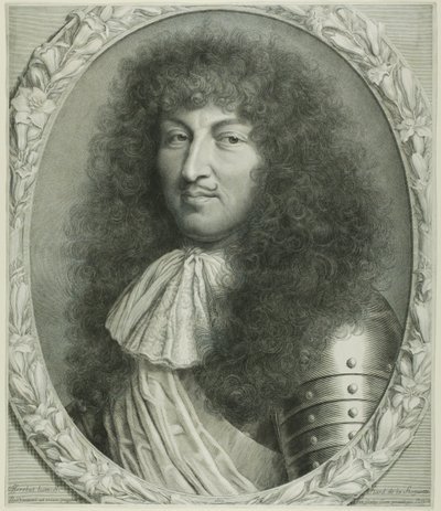 Ludvig XIV av Robert Nanteuil