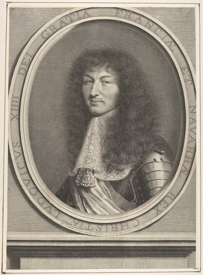 Louis XIV, 1667. av Robert Nanteuil