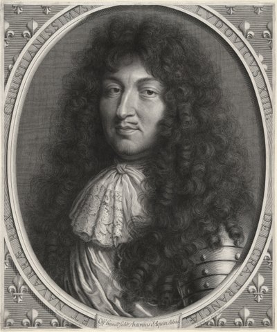 Ludvig XIV, konge av Frankrike (1638-1678) av Robert Nanteuil