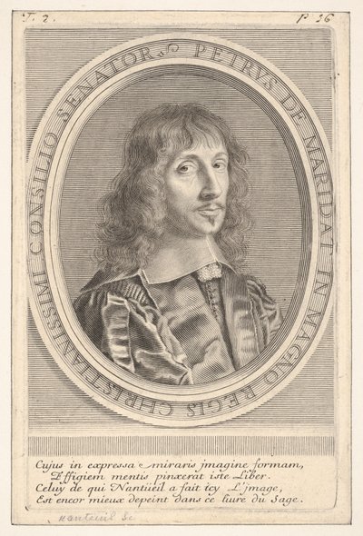 Pierre da Maridat, ca. 1653. av Robert Nanteuil