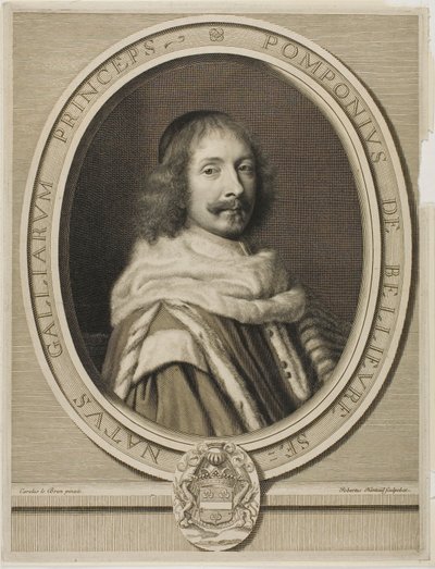 Pompone II av Bellièvre av Robert Nanteuil
