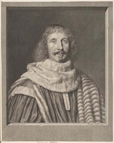Pompone II av Bellièvre, 1653. av Robert Nanteuil