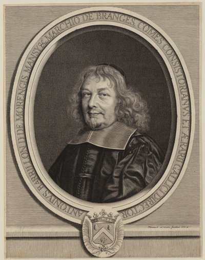 Portrett av Antoine Barillon [Barrillon] av Robert Nanteuil