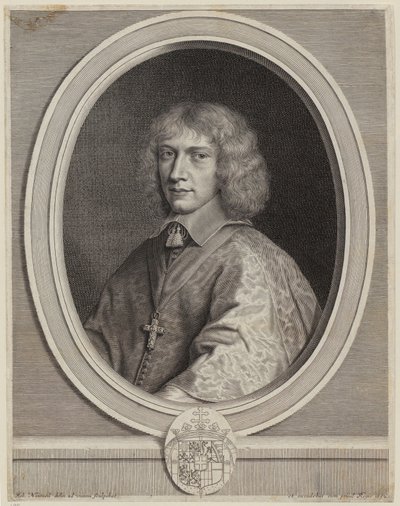 Portrett av Henrik II av Savoia [greve av Nemours] av Robert Nanteuil