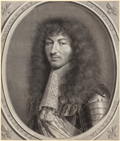 Portrett av Ludvig XIV av Robert Nanteuil