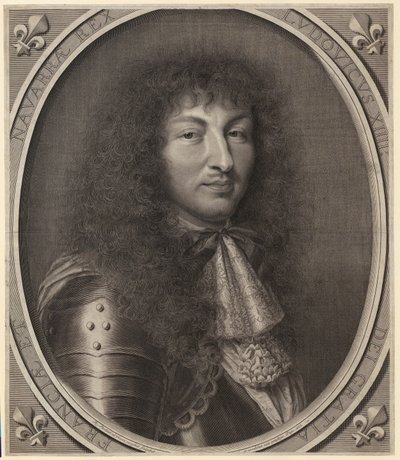 Portrett av Ludvig XIV av Robert Nanteuil
