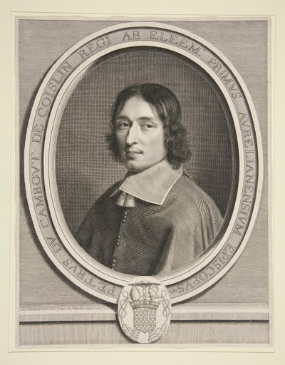 Portrett av kardinal de Coislin av Robert Nanteuil