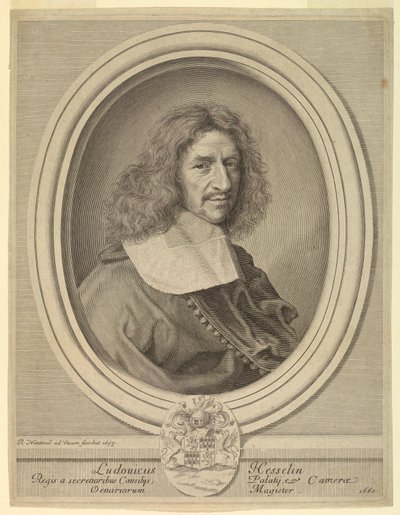 Portrett av Louis Hesselin av Robert Nanteuil