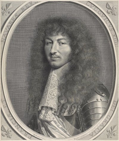 Portrett av Louis XIV av Robert Nanteuil