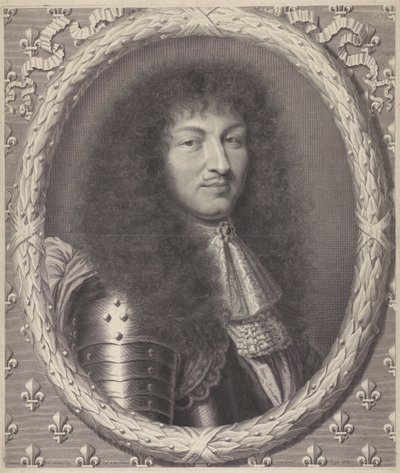 Portrett av Louis XIV, konge av Frankrike av Robert Nanteuil