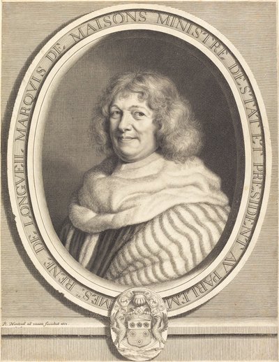 Rene, Marquis de Maisons av Robert Nanteuil