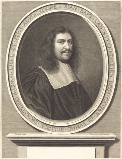 Jean Baptiste van Steenberghen av Robert Nanteuil after François Duchatel