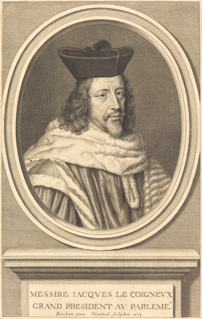Jacques Le Coigneux av Robert Nanteuil after Henri Beaubrun