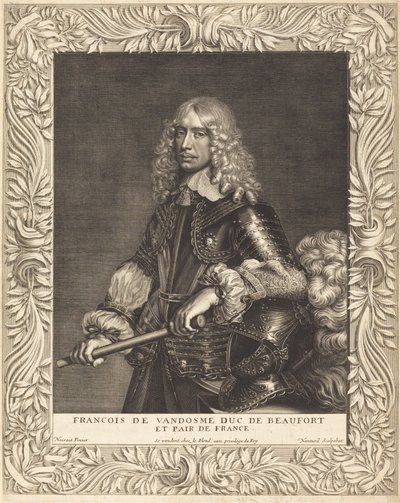 Francois, hertug av Beaufort av Robert Nanteuil after Jean Nocret