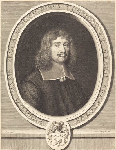 Denis Marin av Robert Nanteuil after Jean de Dieu