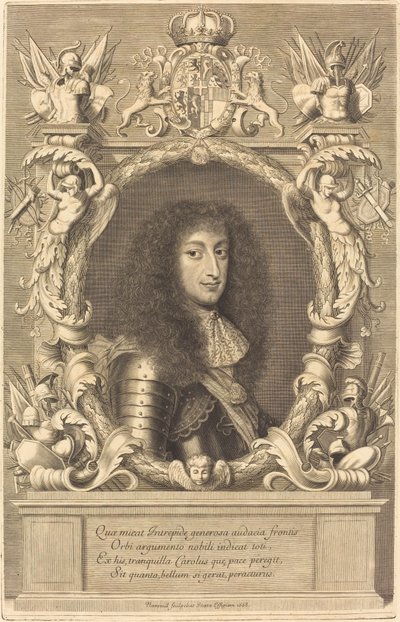 Charles-Emmanuel, hertug av Savoy av Robert Nanteuil after Justus van Verus