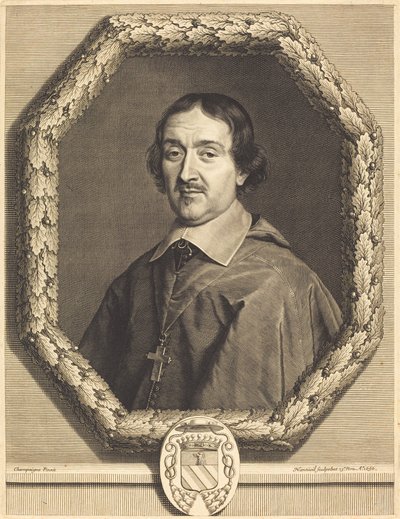 Francois Servian av Robert Nanteuil after Philippe de Champaigne