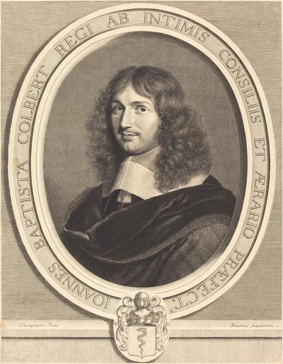 Jean-Baptiste Colbert av Robert Nanteuil after Philippe de Champaigne
