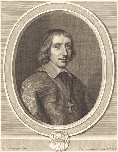 Philibert Emmanuel de Beaumanoir Lavardin av Robert Nanteuil after Philippe de Champaigne