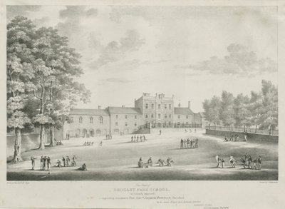 Sedgley Park School: gravering, nov 1838 (trykk) av Robert Noyes