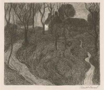 A Lonely Farm [Hawkridge] av Robert Polhill Bevan