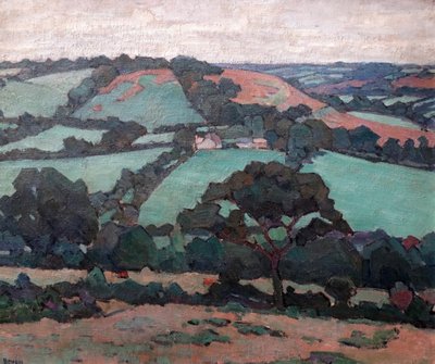 Brimley Hill, Devon av Robert Polhill Bevan